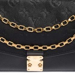 مملوكة مسبقًا Louis Vuitton Black Monogram Empreinte Leather St Germain PM Bag