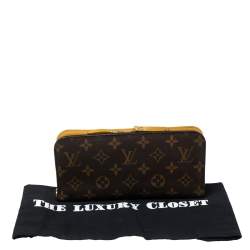 مملوكة مسبقًا Louis Vuitton Safran Monogram Canvas Insolite Wallet
