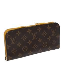 مملوكة مسبقًا Louis Vuitton Safran Monogram Canvas Insolite Wallet