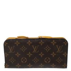 مملوكة مسبقًا Louis Vuitton Safran Monogram Canvas Insolite Wallet