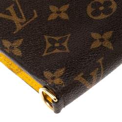مملوكة مسبقًا Louis Vuitton Safran Monogram Canvas Insolite Wallet