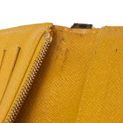 مملوكة مسبقًا Louis Vuitton Safran Monogram Canvas Insolite Wallet