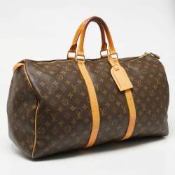 Louis Vuitton Monogram Canvas Keepall 50 Bag