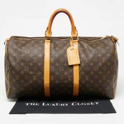 Louis Vuitton Monogram Canvas Keepall 50 Bag