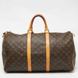 Louis Vuitton Monogram Canvas Keepall 50 Bag