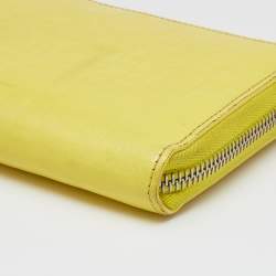 Louis Vuitton Yellow Damier Facette Zippy Wallet