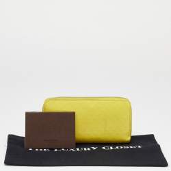 Louis Vuitton Yellow Damier Facette Zippy Wallet