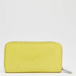 Louis Vuitton Yellow Damier Facette Zippy Wallet