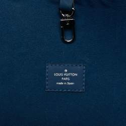 Pre Owned Louis Vuitton Blue Epi Leather Neverfull MM Bag