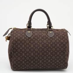مملوكة مسبقًا حقيبة لوي فيتون سبيدي 30 كانفاس لين مونوغرامي صغيرة
