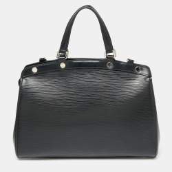 مملوكة مسبقًا حقيبة لوي فيتون بريا جلد إيبي أسود MM