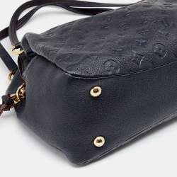 Pre Owned حقيبة لوي فيتون بونثيو جلد امبرينت مونوغرامي  إنفيني أزرق متوسطة PM