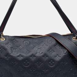 Pre Owned حقيبة لوي فيتون بونثيو جلد امبرينت مونوغرامي  إنفيني أزرق متوسطة PM