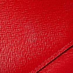 Louis Vuitton Coquelicot Epi Leather Sarah Wallet