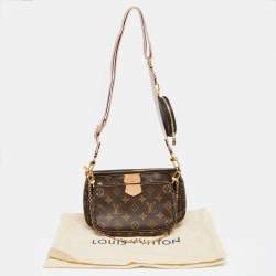 مملوكة مسبقًا Louis Vuitton Rose Clair Monogram Canvas Multi Pochette Accessories Bag