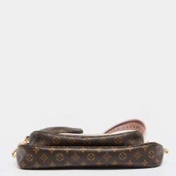 مملوكة مسبقًا Louis Vuitton Rose Clair Monogram Canvas Multi Pochette Accessories Bag