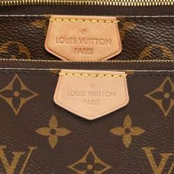 مملوكة مسبقًا Louis Vuitton Rose Clair Monogram Canvas Multi Pochette Accessories Bag