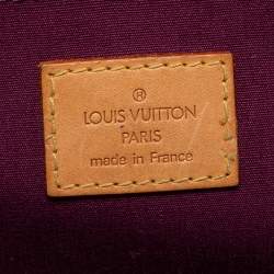 Pre Owned Louis Vuitton Violette Monogram Vernis Roxbury Drive Bag