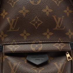 مملوكة مسبقًا حقيبة ظهر لوي فيتون بالم سبرينجز كانفاس مونوغرامية صغيرة