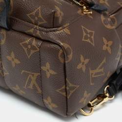 مملوكة مسبقًا حقيبة ظهر لوي فيتون بالم سبرينجز كانفاس مونوغرامية صغيرة