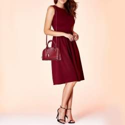 Pre Owned Louis Vuitton Fuchsia Epi Leather Alma BB Bag
