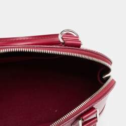 Pre Owned Louis Vuitton Fuchsia Epi Leather Alma BB Bag