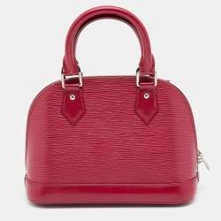 Pre Owned Louis Vuitton Fuchsia Epi Leather Alma BB Bag