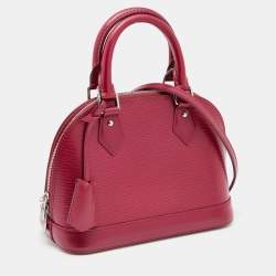 Pre Owned Louis Vuitton Fuchsia Epi Leather Alma BB Bag