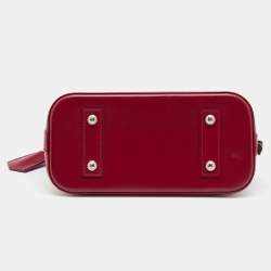 Pre Owned Louis Vuitton Fuchsia Epi Leather Alma BB Bag