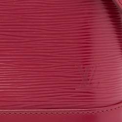 Pre Owned Louis Vuitton Fuchsia Epi Leather Alma BB Bag