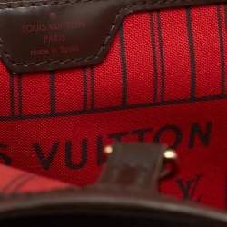 Louis Vuitton Damier Ebene Canvas Neverfull MM Bag