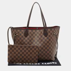 Louis Vuitton Damier Ebene Canvas Neverfull MM Bag