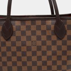 Louis Vuitton Damier Ebene Canvas Neverfull MM Bag