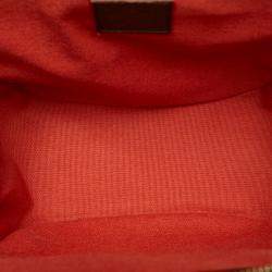 Pre Owned Louis Vuitton Brown Damier Ebene Coated Canvas Belem PM Satchel Bag 