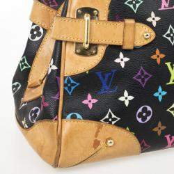 Louis Vuitton Multicolor Black Claudia Satchel