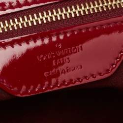 Pre Owned Louis Vuitton Cerise Mahina Patent Leather Surya XL Bag