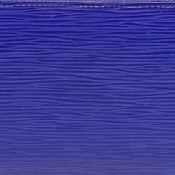 مملوكة مسبقًا محفظة لوي فيتون  جلد إيبي بنفسجي بسحاب 