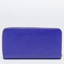 مملوكة مسبقًا محفظة لوي فيتون  جلد إيبي بنفسجي بسحاب 