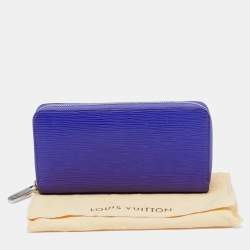 مملوكة مسبقًا محفظة لوي فيتون  جلد إيبي بنفسجي بسحاب 