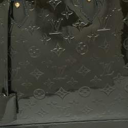 Pre Owned Louis Vuitton Vert Bronze Monogram Vernis Leather Alma GM Bag