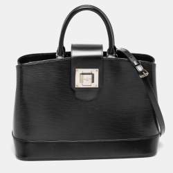 مملوكة مسبقًا Louis Vuitton Black Epi Leather Mirabeau GM Bag