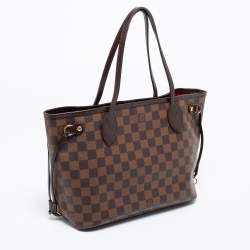 Louis Vuitton Damier Ebene Canvas Neverfull PM Bag