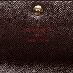 Pre Owned Louis Vuitton Damier Ebene Canvas Sarah Wallet