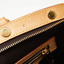 Pre Owned Louis Vuitton Amarante Monogram Vernis Brea MM Bag