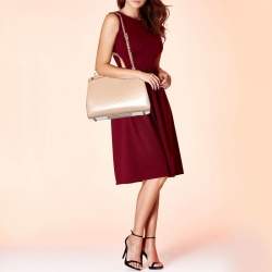 Pre Owned حقيبة لوي فيتون فلورينتين مونوغرامي فيرنيه بريا وردي متوسطة