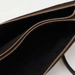 Pre Owned Louis Vuitton Monogram Giant Reverse and Monogram Canvas Double Zip Pochette