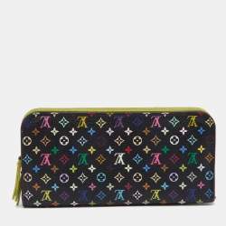 Louis Vuitton Black Monogram Multicolore Canvas Insolite Pistache Wallet