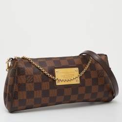 مملوكة مسبقًا Louis Vuitton Damier Ebene Canvas Eva Clutch w/ Strap