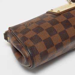مملوكة مسبقًا Louis Vuitton Damier Ebene Canvas Eva Clutch w/ Strap