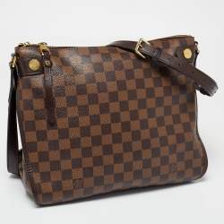 Pre Owned Louis Vuitton Brown Damier Ebene Canvas Duomo Bag